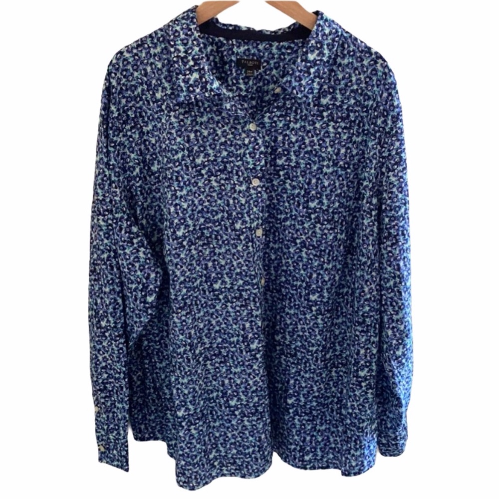 Talbots Floral Print Blouse